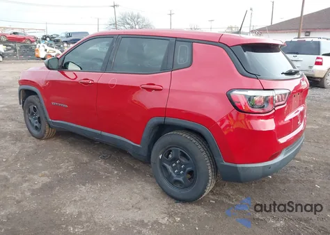 2018 Jeep Compass Sport Fwd from USA, damaged, VIN 3C4NJCAB3JT376300